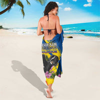 Ecuador Sarong Andean Condor With Phalaenopsis Orchid - Wonder Print Shop