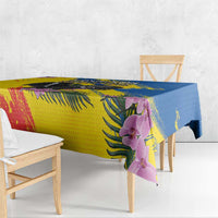 Ecuador Tablecloth Andean Condor With Phalaenopsis Orchid - Wonder Print Shop