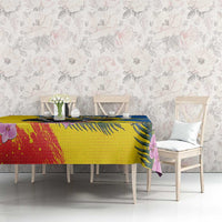 Ecuador Tablecloth Andean Condor With Phalaenopsis Orchid - Wonder Print Shop