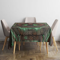 3D Illusion Flatwoods Monster Halloween Tablecloth Braxton Cryptid Rusty Stone Portal