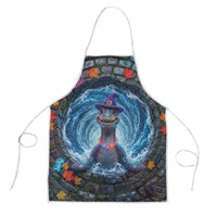 3D Illusion Nessie Halloween Apron Scottish Loch Beast Witch Vortex