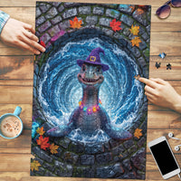 3D Illusion Nessie Halloween Puzzle Scottish Loch Beast Witch Vortex