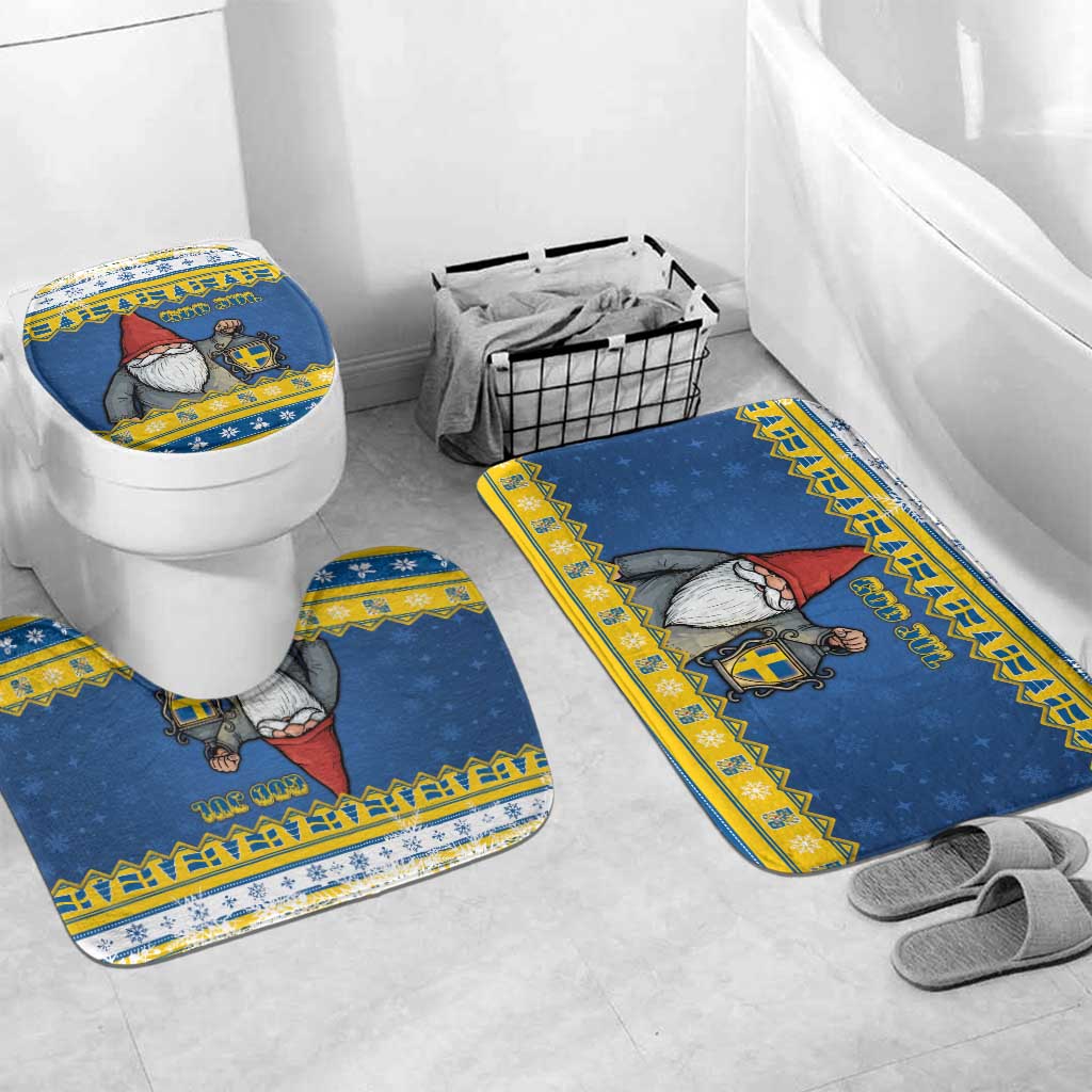 Sweden Christmas Bathroom Set Tomte God Jul - Wonder Print Shop