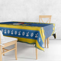 Sweden Christmas Tablecloth Tomte God Jul - Wonder Print Shop