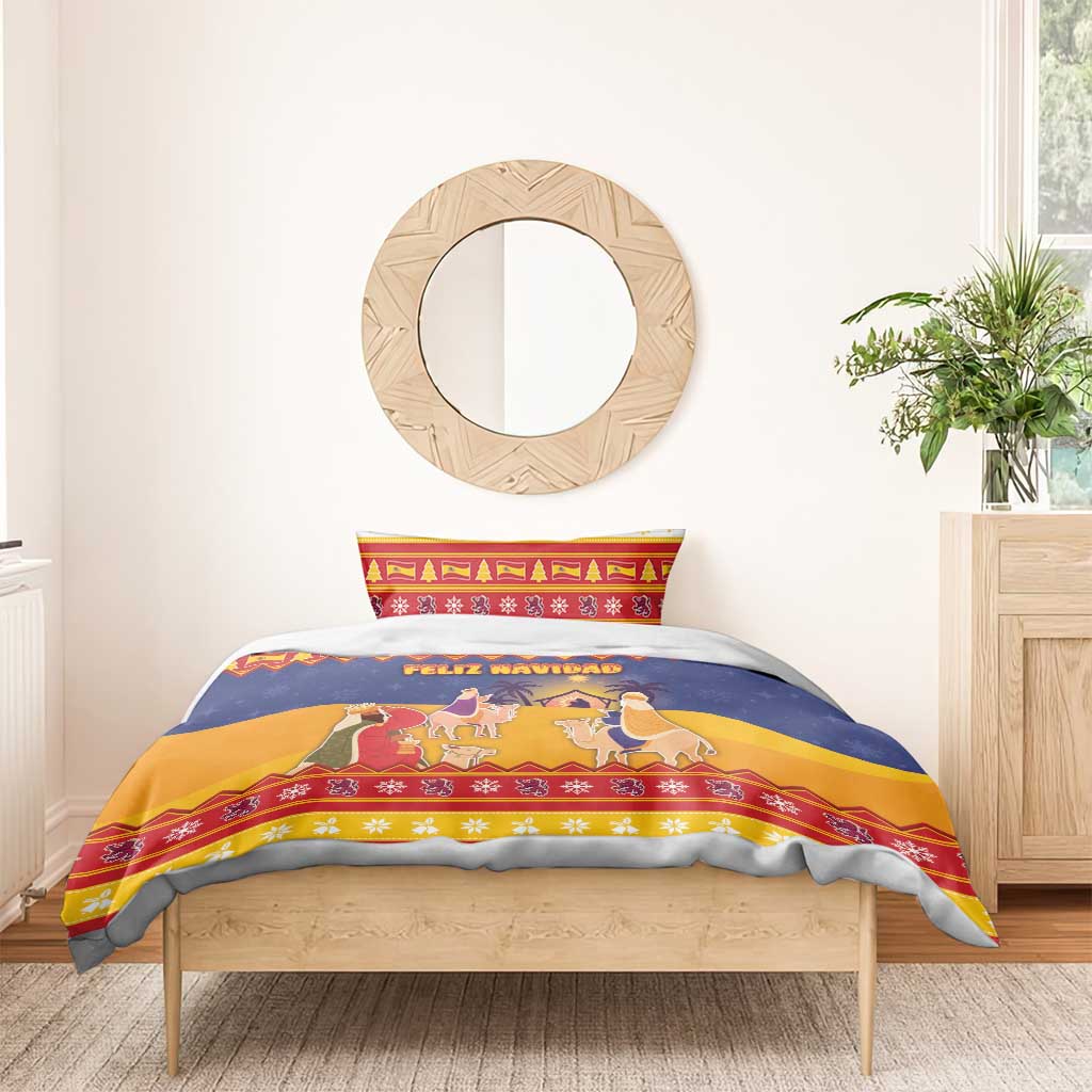 Spain Christmas Bedding Set Los Reyes Magos - Wonder Print Shop