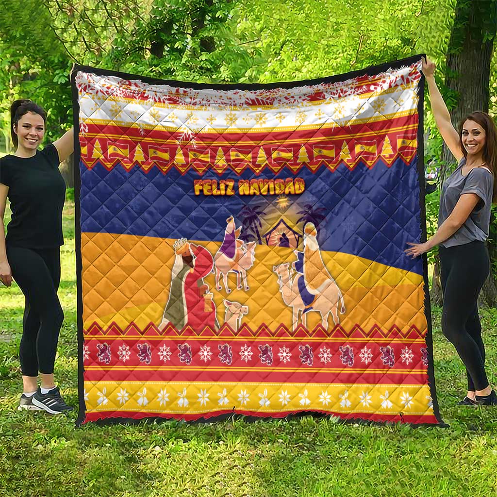 Spain Christmas Quilt Los Reyes Magos - Wonder Print Shop
