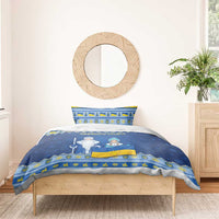 Ukraine Christmas Bedding Set Ded Moroz And Snegurochka - Wonder Print Shop