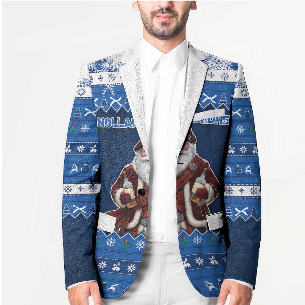 Scotland Christmas Blazer Scottish Santa Claus - Wonder Print Shop