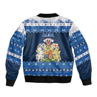 Scotland Christmas Bomber Jacket Scottish Santa Claus - Wonder Print Shop