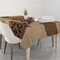 Native American Tablecloth Retro Map Stitching Effect