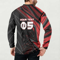 Custom Horse Racing Button Sweatshirt Giddy Up