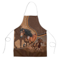 Horse Racing Apron Royal Race Leather Effect
