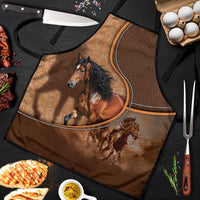 Horse Racing Apron Royal Race Leather Effect