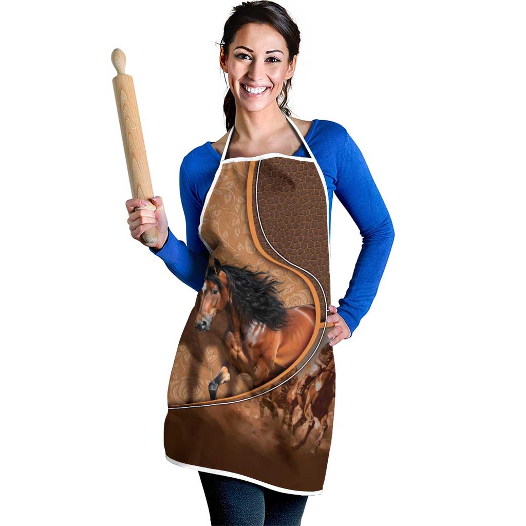 Horse Racing Apron Royal Race Leather Effect