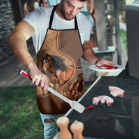 Horse Racing Apron Royal Race Leather Effect