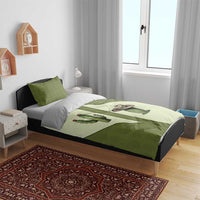 Cowboy Bedding Set Cactus Retro Western Yoke - Wonder Print Shop