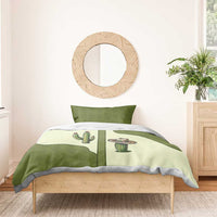 Cowboy Bedding Set Cactus Retro Western Yoke - Wonder Print Shop