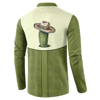 Cowboy Button Sweatshirt Cactus Retro Western Yoke - Wonder Print Shop
