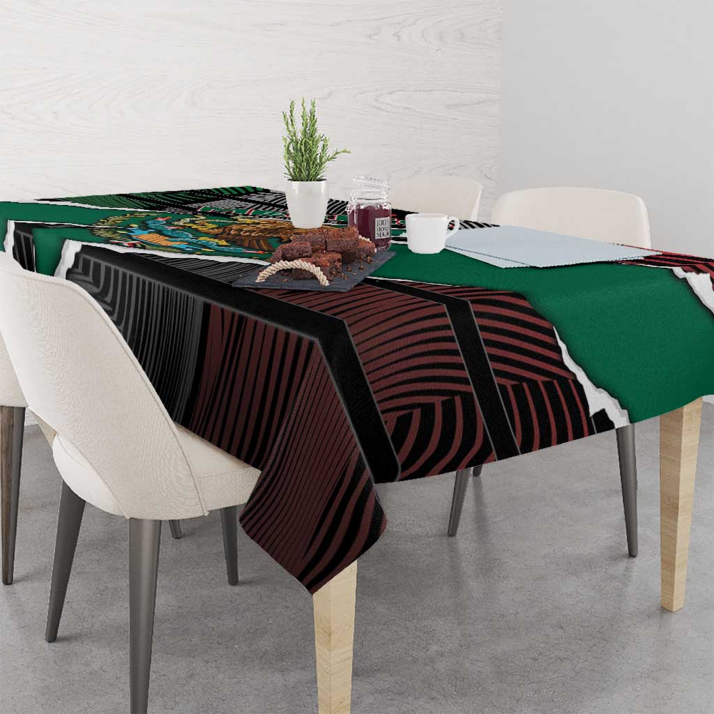 Mexico Tablecloth Mexican Patriotic Eagle Emblem - Fierce National Pride - Wonder Print Shop