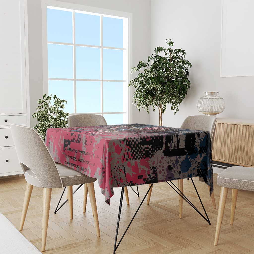 Patriotic Rebel American Tablecloth Grunge USA Eagle Flag - Wonder Print Shop