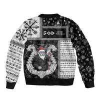 Vikings Christmas Bomber Jacket Fa La La La Valhalla La - Wonder Print Shop