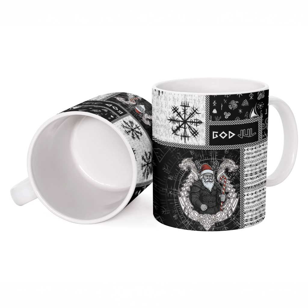 Vikings Christmas Ceramic Mug Fa La La La Valhalla La - Wonder Print Shop