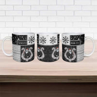 Vikings Christmas Ceramic Mug Fa La La La Valhalla La - Wonder Print Shop