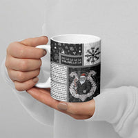 Vikings Christmas Ceramic Mug Fa La La La Valhalla La - Wonder Print Shop