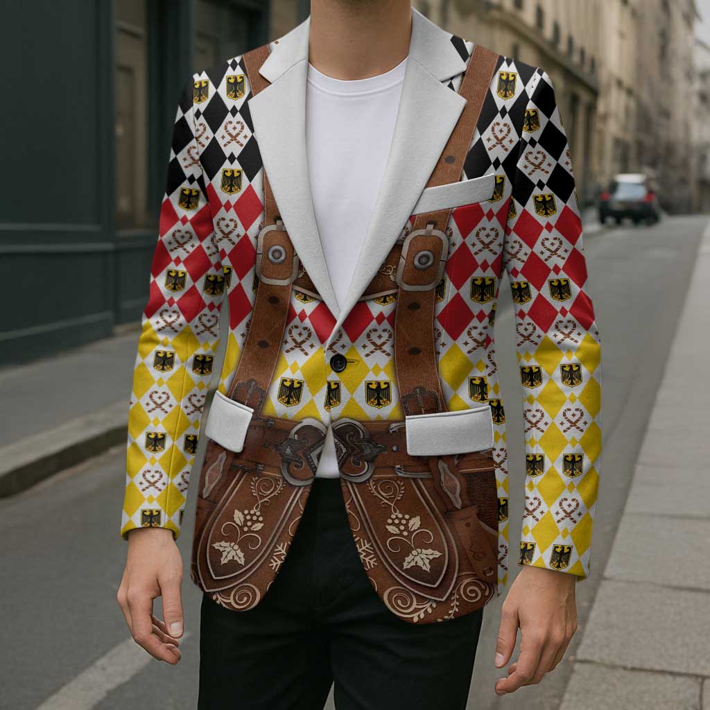 Germany Christmas Blazer Lederhosen Xmas Style - Wonder Print Shop