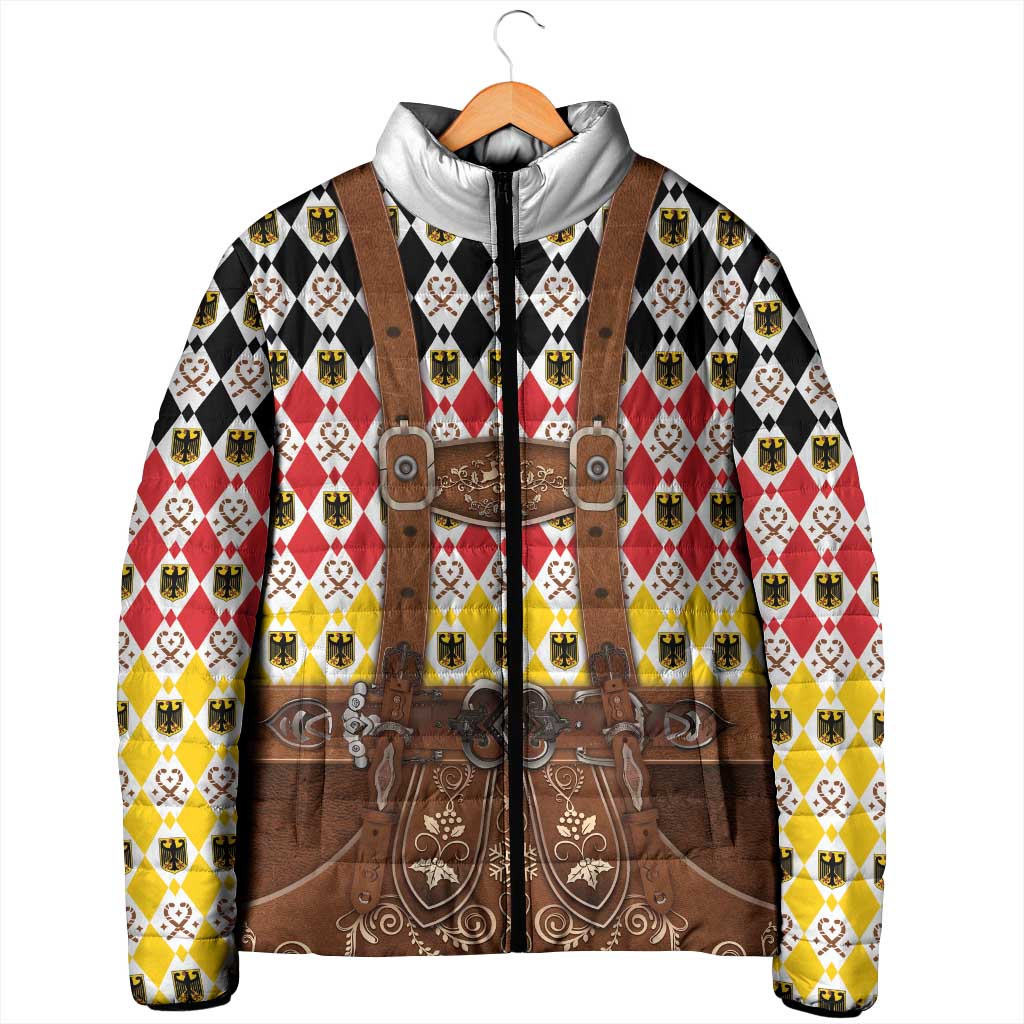Germany Christmas Padded Jacket Lederhosen Xmas Style - Wonder Print Shop