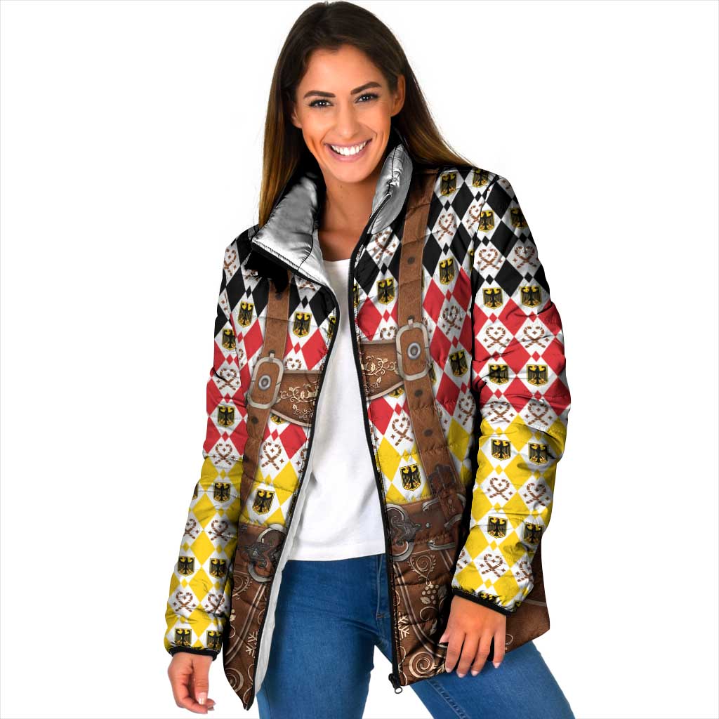 Germany Christmas Padded Jacket Lederhosen Xmas Style - Wonder Print Shop