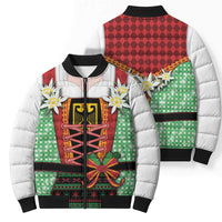 Germany Christmas Bomber Puffer Jacket Dirndl Xmas Style - Wonder Print Shop