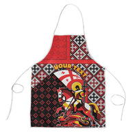 Personalized Georgia Apron Saint George Dragon Slayer Folk Pattern