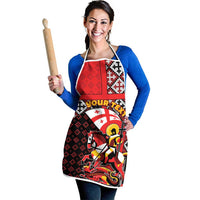 Personalized Georgia Apron Saint George Dragon Slayer Folk Pattern