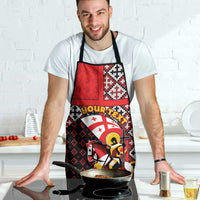 Personalized Georgia Apron Saint George Dragon Slayer Folk Pattern