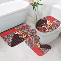 Personalized Georgia Bathroom Set Saint George Dragon Slayer Folk Pattern