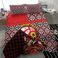 Personalized Georgia Bedding Set Saint George Dragon Slayer Folk Pattern