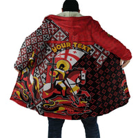 Personalized Georgia Cloak Saint George Dragon Slayer Folk Pattern
