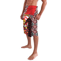 Personalized Georgia Lavalava Saint George Dragon Slayer Folk Pattern