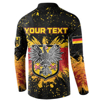 Personalized Germany Button Sweatshirt Bundeswappen Art Symbol - Wonder Print Shop