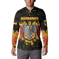 Personalized Germany Button Sweatshirt Bundeswappen Art Symbol - Wonder Print Shop