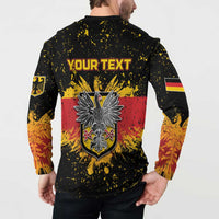 Personalized Germany Button Sweatshirt Bundeswappen Art Symbol - Wonder Print Shop