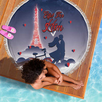 France Beach Blanket Eiffel For Him - Wonder Print Shop