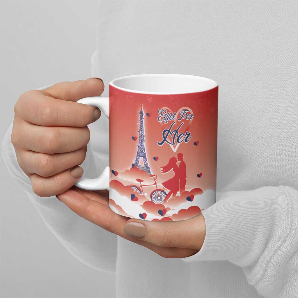 Personalized France Ceramic Mug Eiffel For Her - Wonder Print Shop