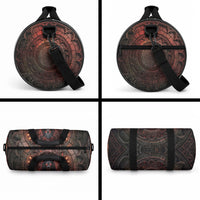 3D Illusion Black Shuck Halloween Duffle Bag Spectral Hellhound Chained Stone Well