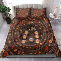 3D Illusion Boo Halloween Bedding Set Cute Ghost School Magic Classroom