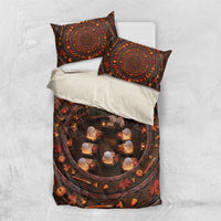 3D Illusion Boo Halloween Bedding Set Cute Ghost School Magic Classroom