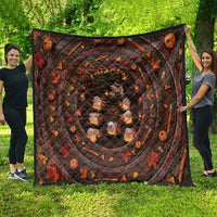 3D Illusion Boo Halloween Quilt Cute Ghost School Magic Classroom
