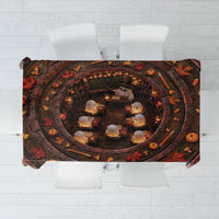 3D Illusion Boo Halloween Tablecloth Cute Ghost School Magic Classroom