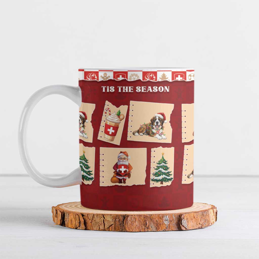 Switzerland Christmas Ceramic Mug Tis The Season - Wonder Print Shop